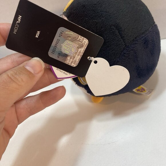 Pittsburgh Steelers NFL Ty Beanie Ballz 2013 Football Rare‎ Retired Licensed New - Picture 4 of 11